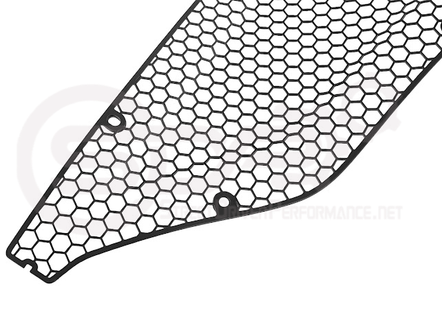 2023-Up Corvette C8 Z06 & E-Ray | Aluminum Black Rear Side Intake Mesh Grille Inserts Pair