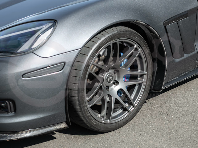 2005-2013 Chevrolet Corvette C6 |Z06 ZR1 STYLE CARBON FIBER Front & Rear Splash Guard Mud Flaps