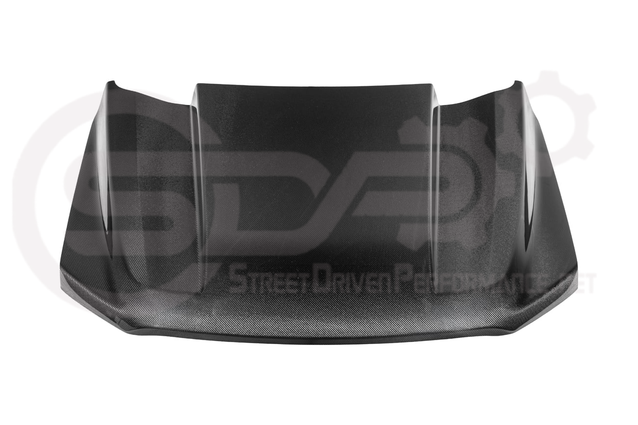 2021-UP FORD F-150 | SDP PERFORMANCE STYLE CARBON FIBER FRONT COWL HOOD