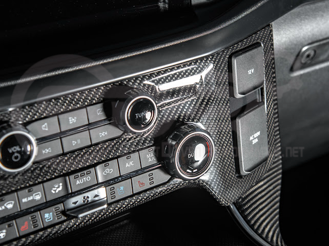 2021-UP FORD F-150 | FACTORY STYLE CARBON FIBER CENTER AC RADIO CONTROL PANEL COVER