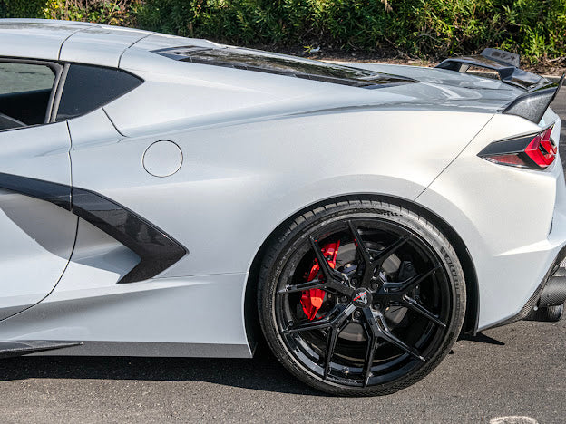 2020+ CORVETTE C8 Z51 | REAR TRUNK SPOILER *ADD-ON* WICKER EXTENSION PAIR