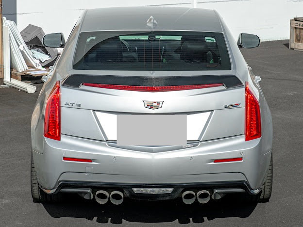 2016 - 2019 Cadillac ATS-V Sedan | Carbon Fiber SDP Style Rear Trunk Lid Spoiler Wing