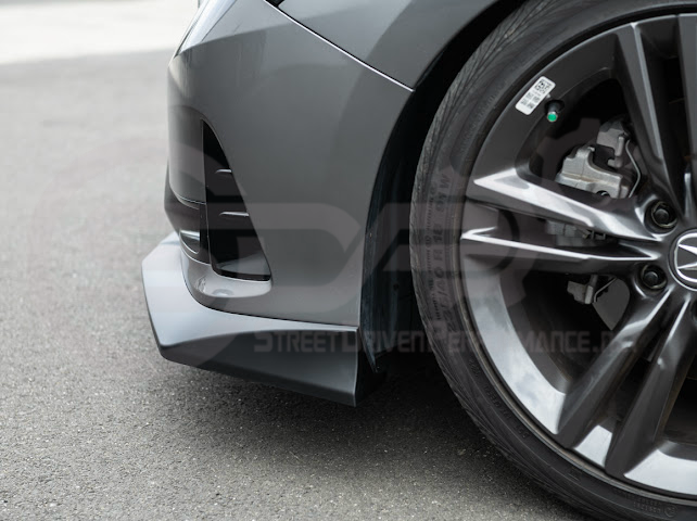 2023-Up Acura Integra DE4 | Performance Front Bumper Splitter Lip Ground Effects