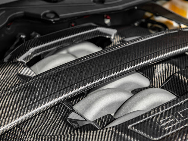 2024-Up Ford Mustang S650 | Dry CARBON FIBER Engine Strut Brace Balance Tower Bar