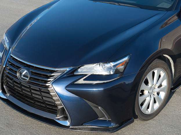 2016-2020 Lexus GS-Series JDM Lexon Style CARBON FIBER Front Bumper Lip Splitter