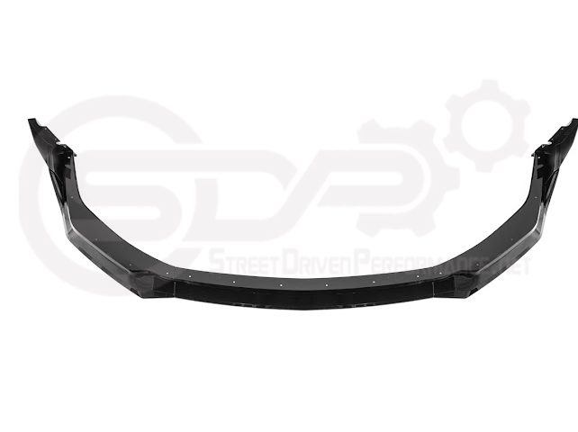 2024-Up Ford Mustang S650 | GTV Style GLOSSY BLACK Add-On Front Lip Splitter Ground Effects