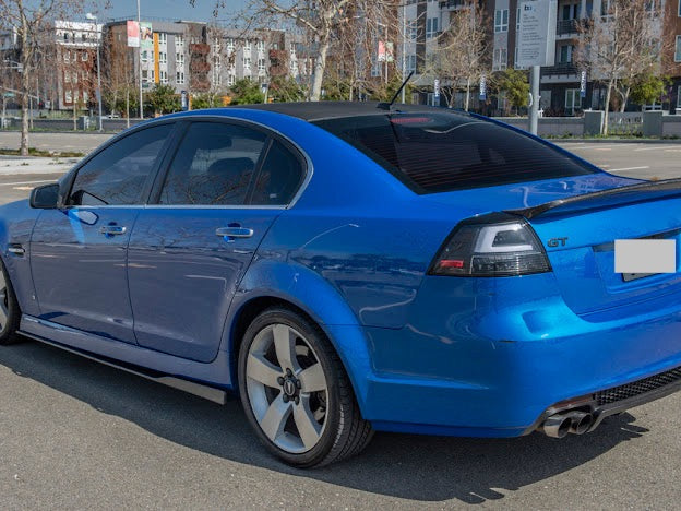 2008-09 PONTIAC G8 CARBON FIBER FRONT SPLITTER & SIDE SKIRTS GROUND EFFECTS