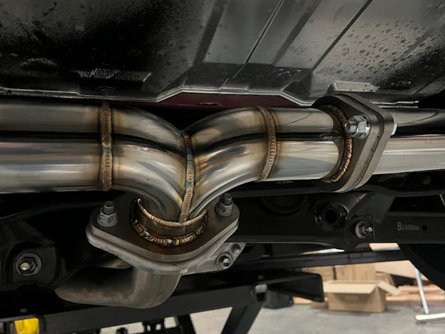 2022-PRESENT TOYOTA GR86 & SUBARU BRZ | MUFFLER DELETE AXLE BACK EXHAUST (CHOME TIPS)