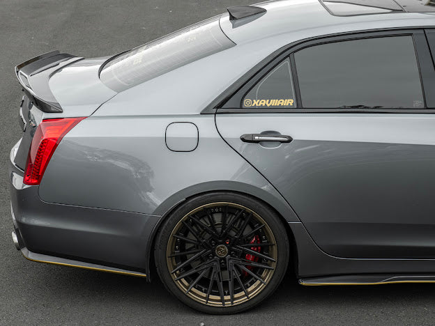 2016-2019 Cadillac CTS-V V3 | FULL CARBON FIBER Rear Trunk Lid Wing Wickerbill Spoiler