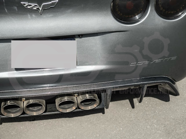 2005-2013 CORVETTE C6 | AGGRESSIVE STYLE REAR BUMPER DIFFUSER