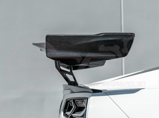 2014-2019 CHEVROLET CORVETTE C7  | EXTENDED REAR HIGH SPOILER WITH WING RISER