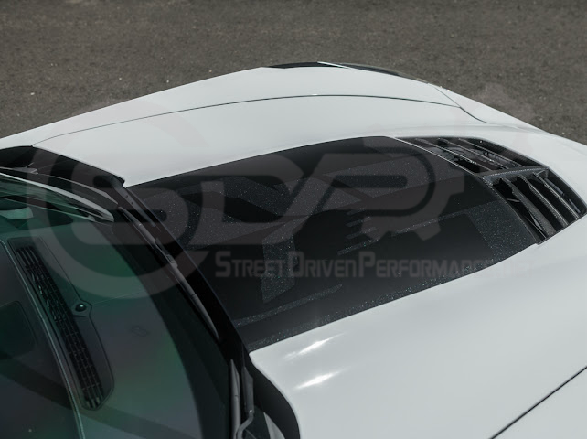 2014-2019 CORVETTE C7 BASE | JAKE SKULL LOGO HOOD VINYL DECAL STRIPE