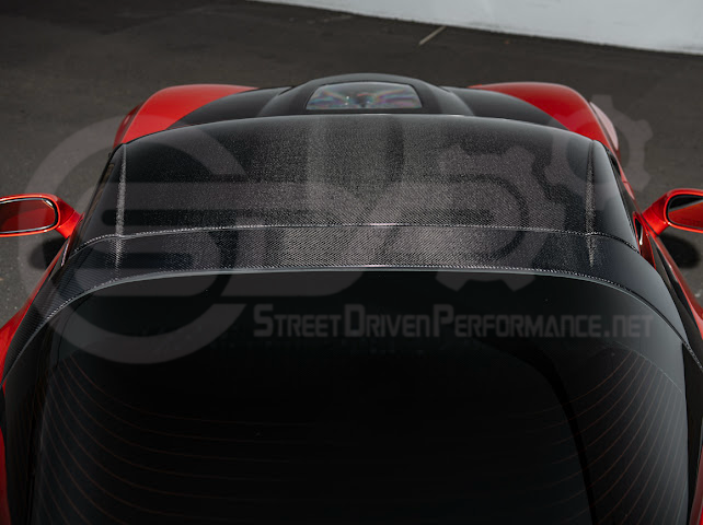 2005-2013 C6 Corvette - Carbon Fiber B-Pillar / Halo Cover