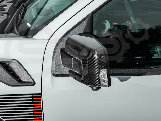 2022-UP FORD F-150 LIGHTNING | FACTORY STYLE CARBON FIBER SIDE MIRROR CAP COVERS (PAIR)