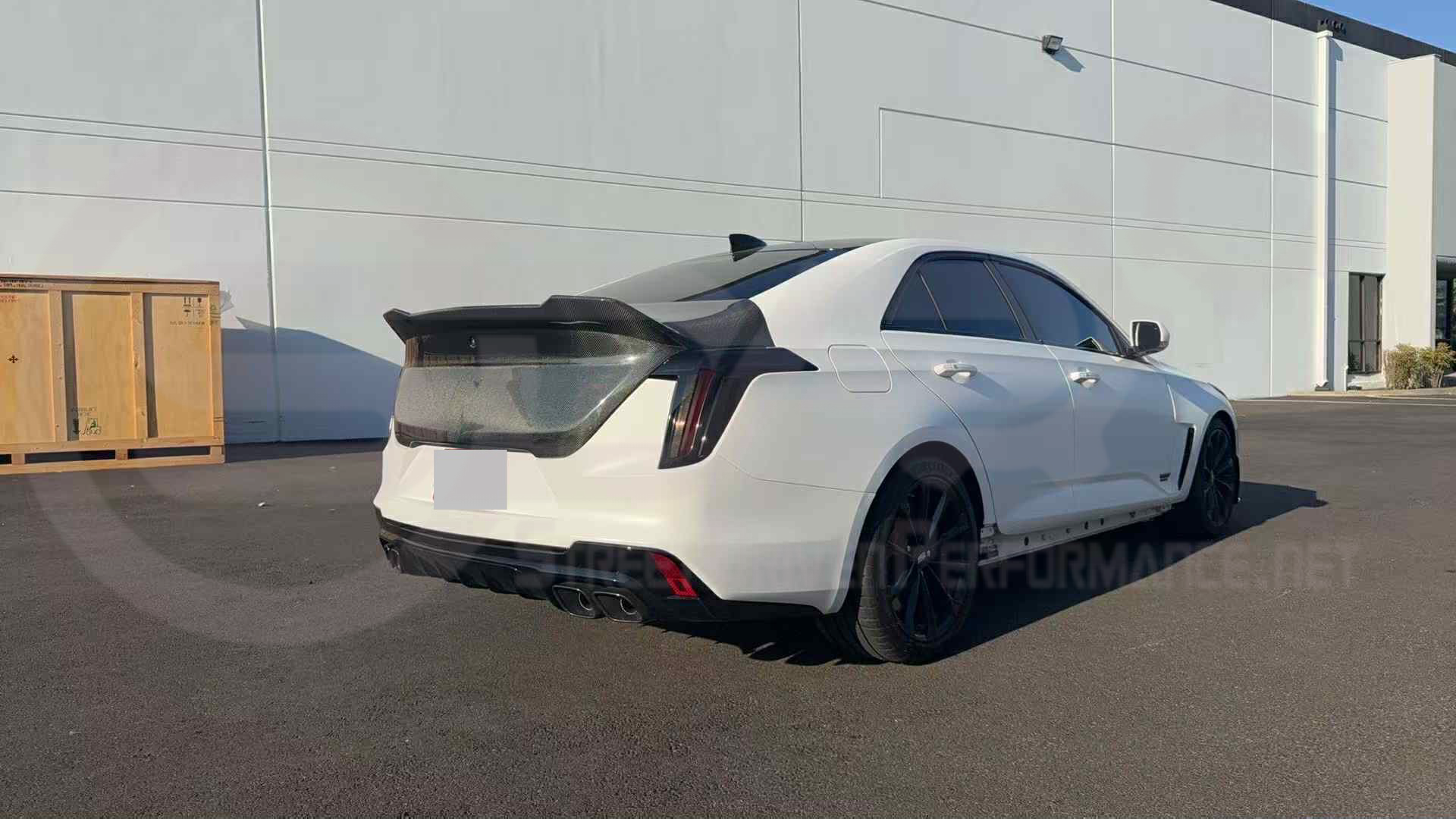 2020-UP CADILLAC CT4, CT4 V, AND CT4-V BLACKWING | BLACKWING STYLE REAR TRUNK LID WITH INTEGRATED SPOILER