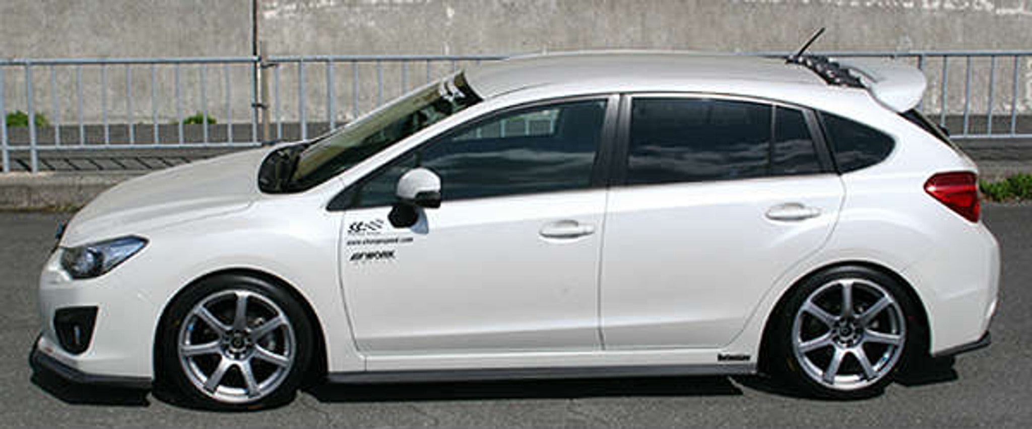 Charge Speed 2012-2015 Subaru Impreza GP 5Dr Hatchback Bottom Line Carbon Full Lip Kit - To be use for Vehicle with NO OEM Side Skirts Model