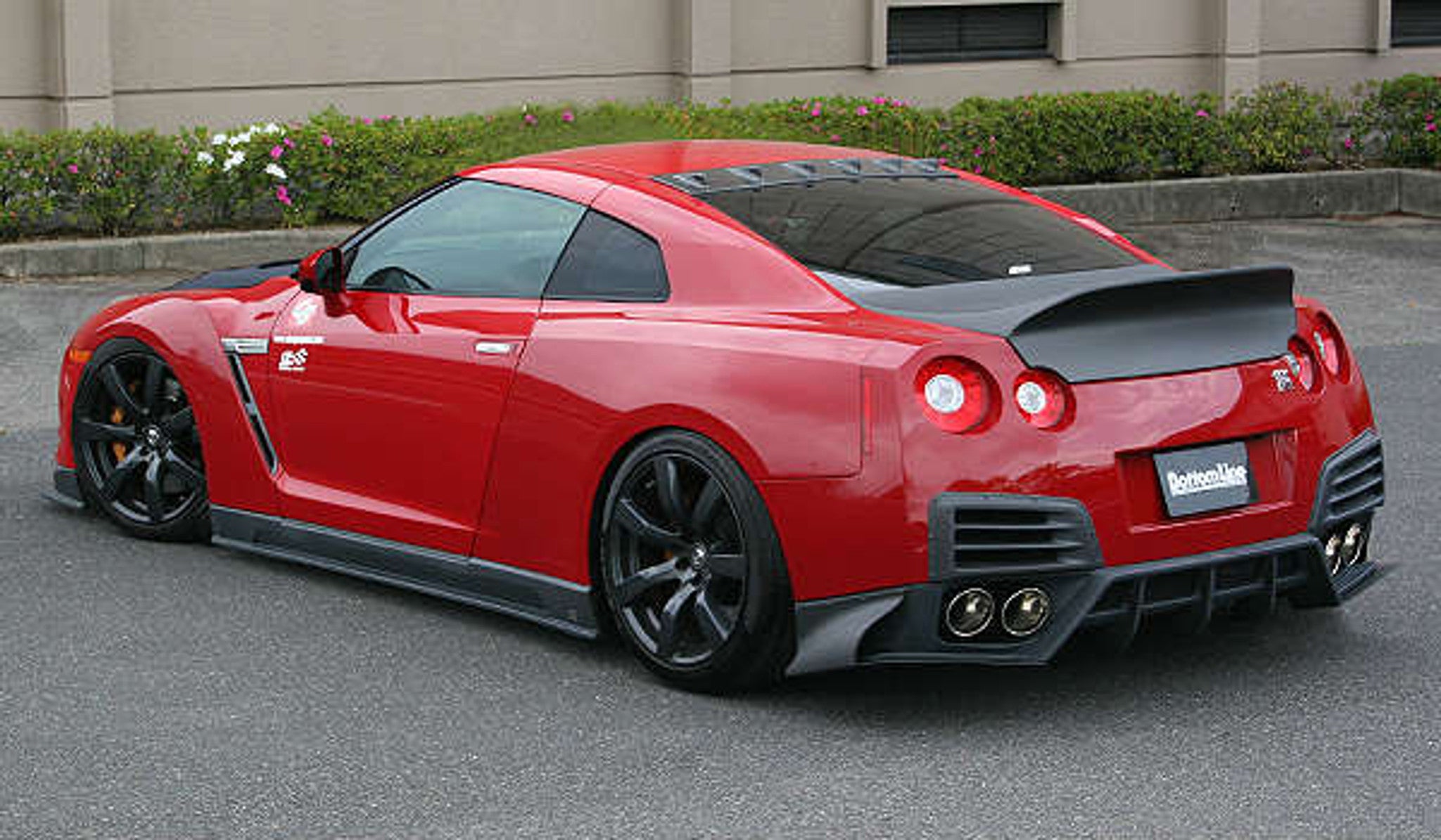 2007-2011 Nissan GTR R35 Zenki Model Bottom Line Hybrid Carbon Full Lip Kit