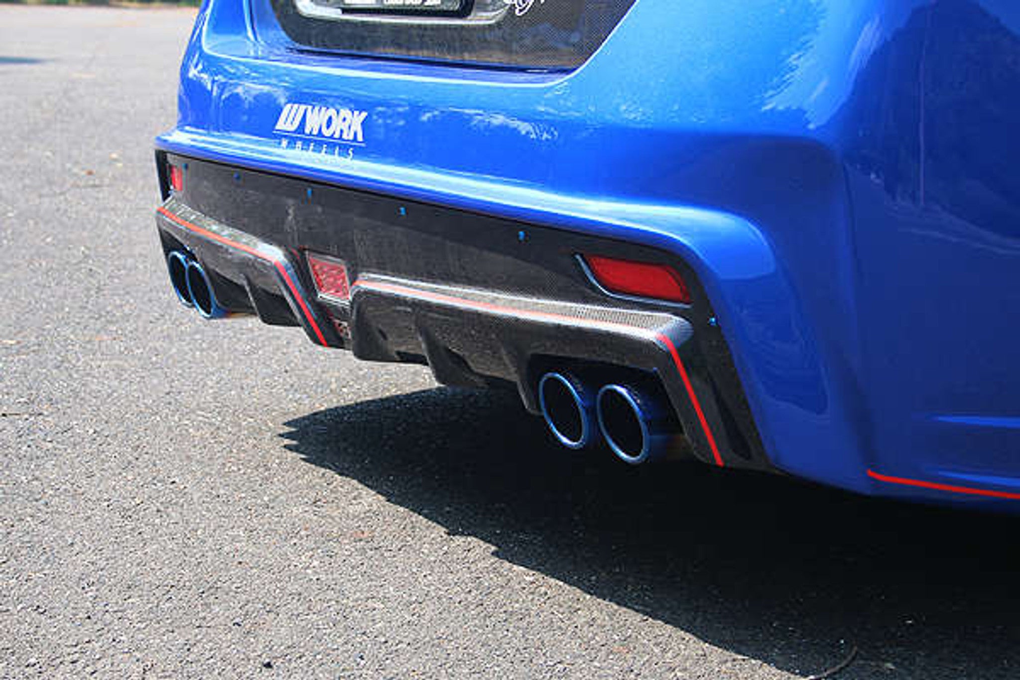 Charge Speed 2015-2021 Subaru WRX/ STi Type 2B Wide Body Complete Kit with Type B CARBON FRONT LIP & Carbon Rear Diffuser