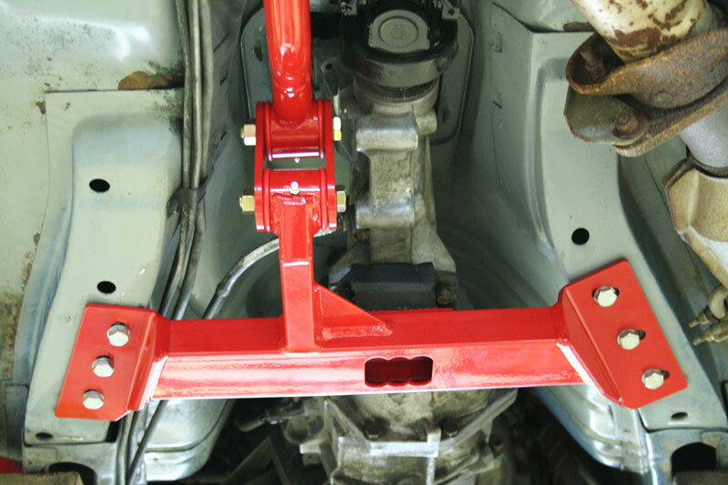UMI Performance 82-92 GM F-Body Tunnel Mounted Trq. Arm Fits T5 700R4- No Loop - Red