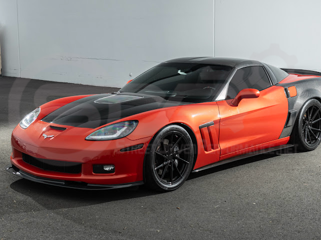 2005-2013 C6 Corvette - Carbon Fiber B-Pillar / Halo Cover
