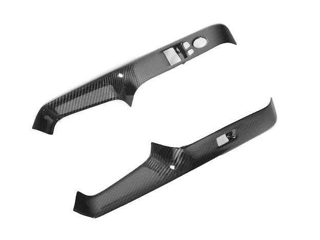 2020-Up Toyota GR Supra A90 | Factory Style DRY CARBON FIBER Side Door Window Switch Panel Cover