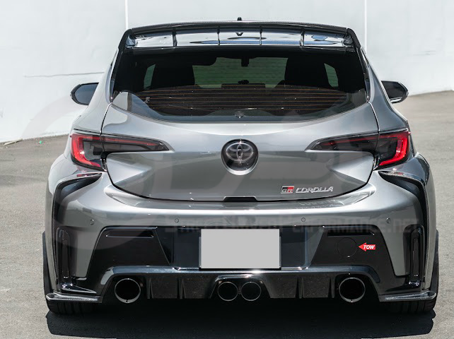 2023-UP GR COROLLA | JDM VRS STYLE REAR BUMPER GARNISH EXTENSION