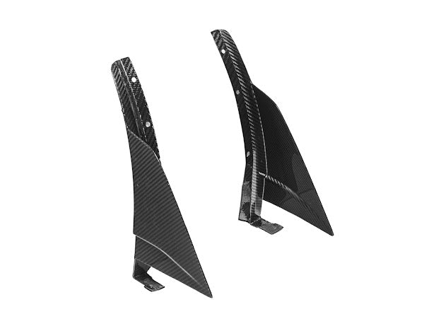 2019 CHEVROLET CORVETTE C7 ZR1 CARBON FIBER FRONT SPLITTER SIDE WINGLET EXTENSIONS (PAIR)
