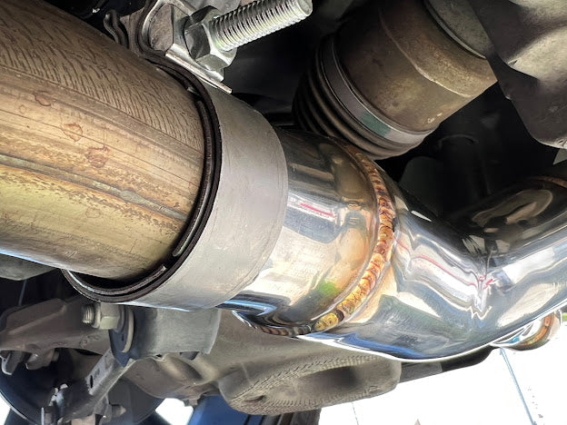 2015-2023 FORD MUSTANG MUFFLER AXLE BACK DUAL BURNT TIPS EXHAUST