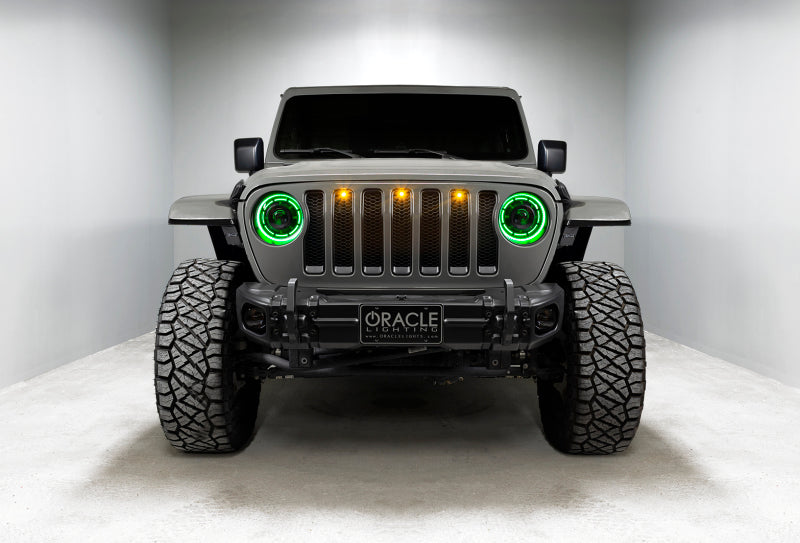 Oracle Oculus Bi-LED Projector Headlights for Jeep JL/Gladiator JT - w/ Simple Controller