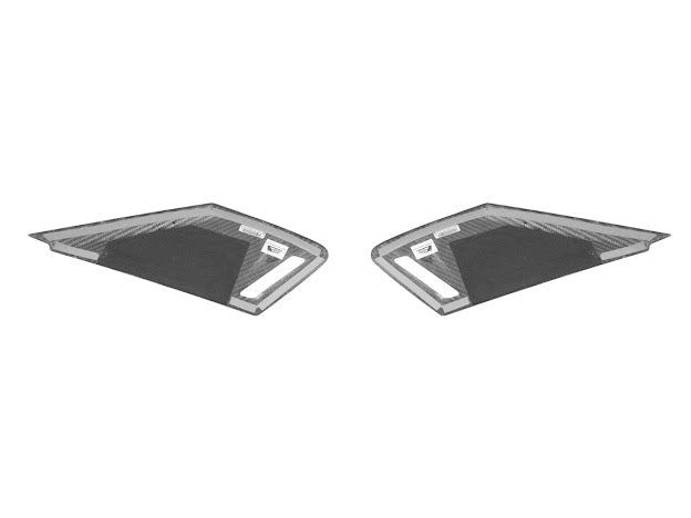 2020+ CORVETTE C8 CARBON FIBER INTERIOR DOOR SPEAKER COVER