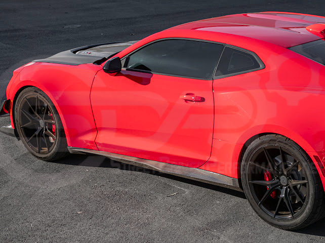 2016-2024 6TH GEN CAMARO ZL1 SIDE SKIRTS ROCKER PANLES GROUND EFFECTS