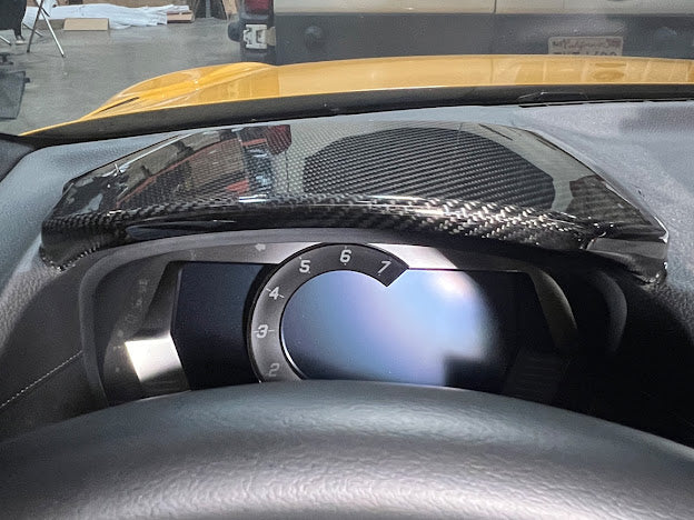 2020-up Toyota GR Supra A90 A91 |Factory Style Carbon Fiber Dashboard Instrument Panel Cover