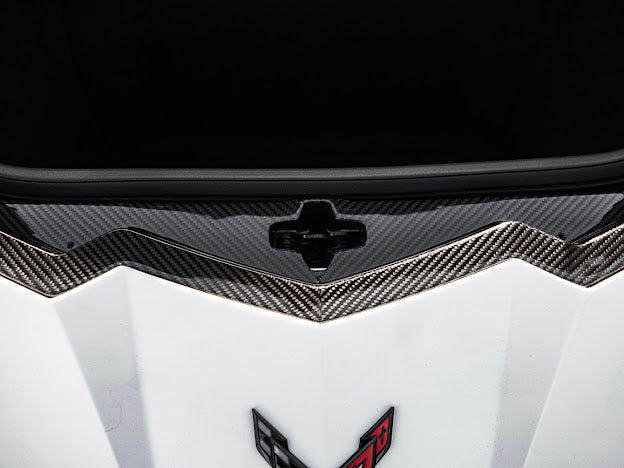 2020+ C8 Corvette - CARBON FIBER FRONT TRUNK TRIM KIT REPLACEMENT