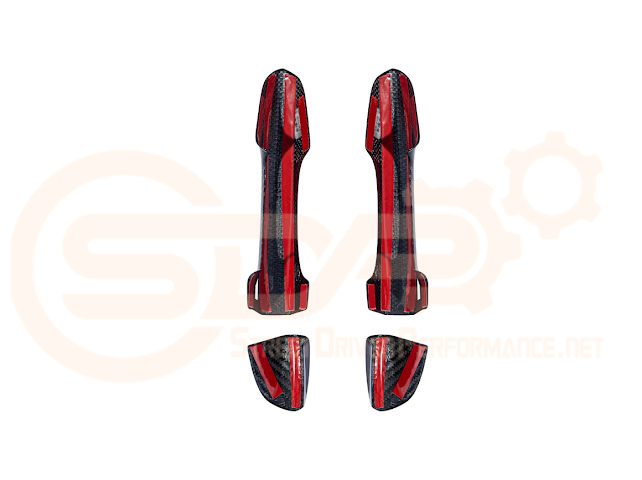 2015-2023 FORD MUSTANG S550 | CARBON FIBER OUTER DOOR HANDLE COVER SET PAIR