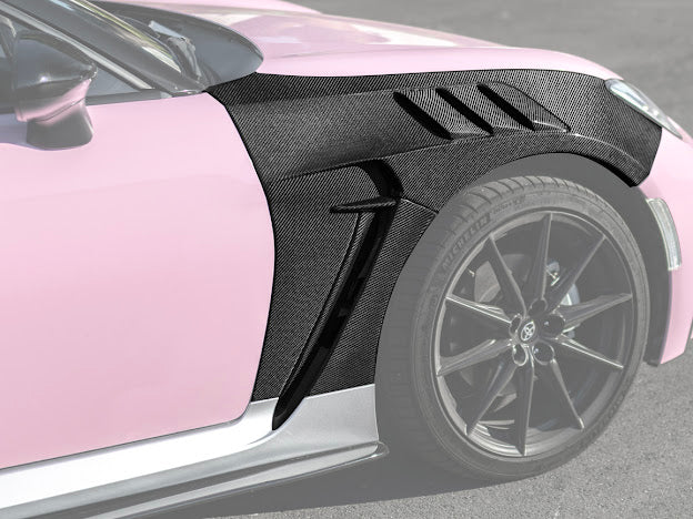 2022-Up Toyota GR86 & Subaru BRZ | SDP JDM Vented Style CARBON FIBER Front Side Fenders