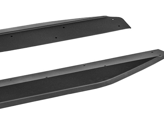 2024-UP FORD MUSTANG S650 | GT350R PERFORMANCE STYLE CARBON FIBER SIDE SKIRTS EXTENSION ROCKER PANELS GROUND EFFECTS