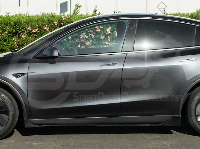 2025-UP TESLA MODEL Y | SDP TRACK STYLE SIDE SKIRTS ROCKER PANEL GROUND EFFECTS PAIR