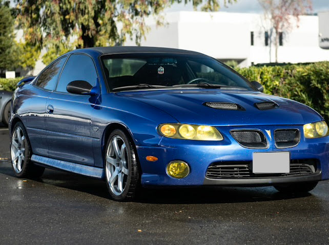 2004-2006 Pontiac GTO | CARBON FIBER Front Bumper Grille Inserts Replacement (PAIR)