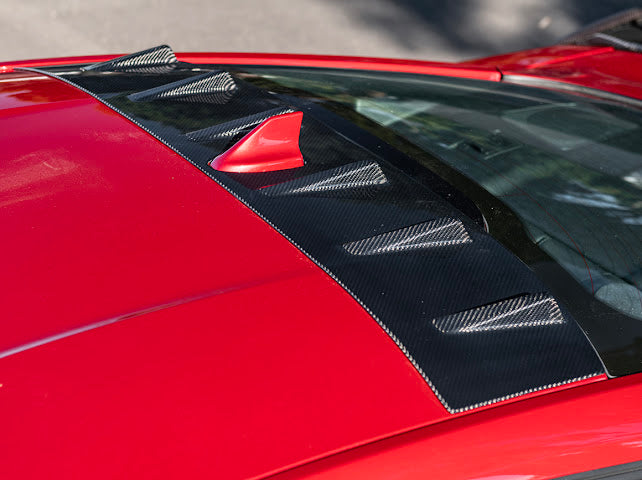 2024+ FORD MUSTANG S650 COUPE |   CARBON FIBER REAR ROOF WING SPOILER
