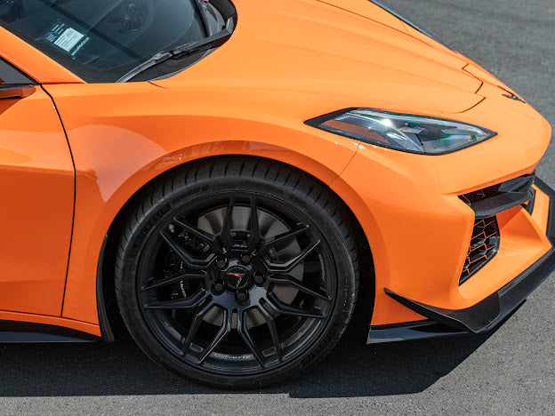 2023-Up Corvette C8 Z06 & E-Ray | “Z07 Performance Package” PAINTED CARBON FIBER Lip Splitter Ground Effects with Canards