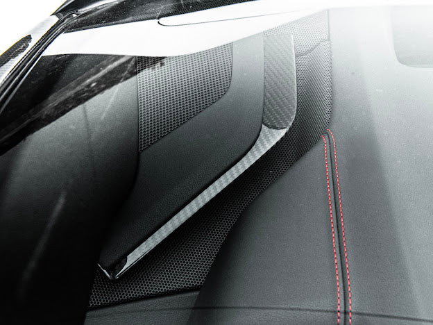 2020+ CHEVROLET CORVETTE C8 CARBON FIBER UPPER DASH PAD TRIM COVER KIT