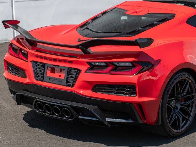 2023-UP CORVETTE C8 Z06 & E-RAY | LICENSE PLATE BACKING