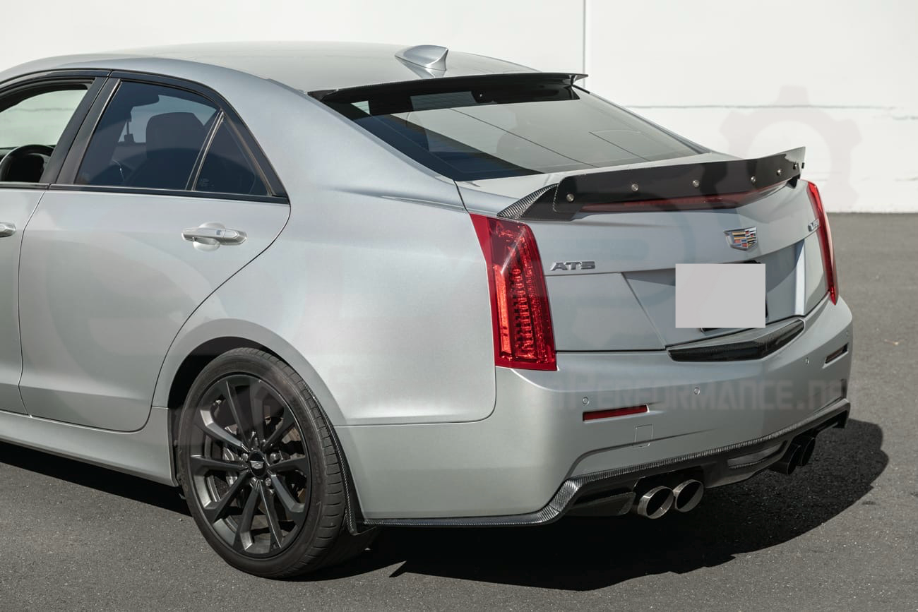 2016-2019 CADILLAC ATS-V SEDAN | SDP PERFORMANCE PACKAGE CARBON FIBER FRONT AND/OR REAR MUD FLAPS SPLASH GUARDS PAIR