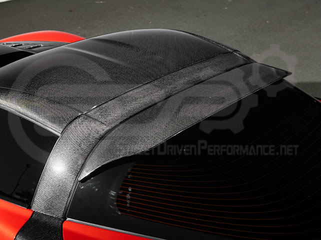 2005-2013 CHEVROLET CORVETTE C6 | SDP PERFORMANCE CARBON FIBER REAR ROOF WING LID SPOILER