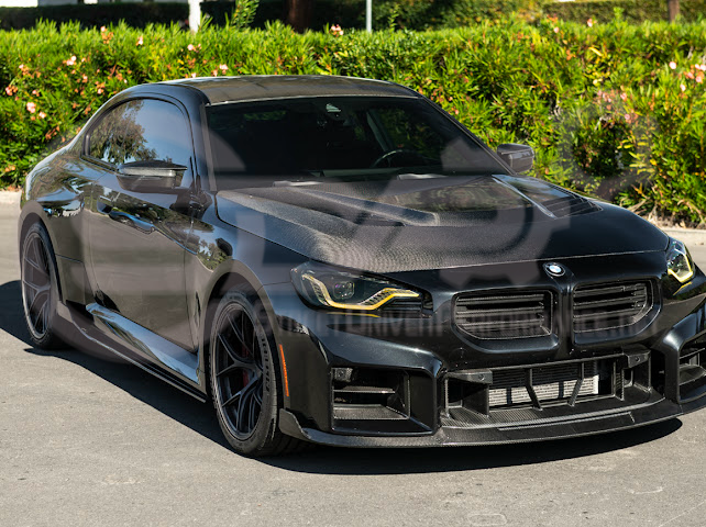 2021-UP BMW G87 M2 G80 M3 G82 M4 | FACTORY STYLE DRY CARBON FIBER MIRROR CAP REPLACEMENT PAIR
