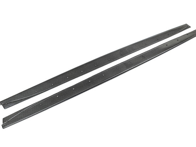 2014-2018 BMW F80 M3 | M-Performance Extended CARBON FIBER Side Skirts Extension Rocker Panel Ground Effects
