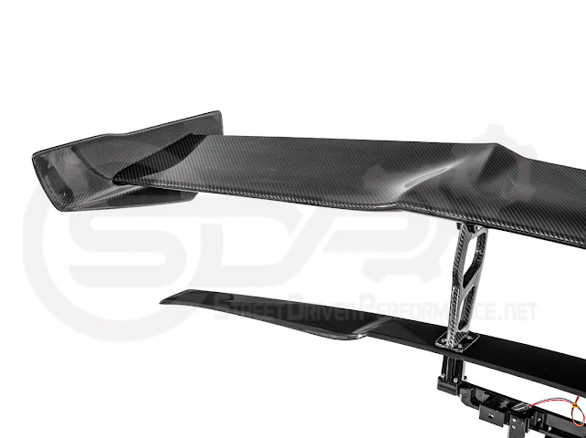 2014-2019 CHEVROLET CORVETTE C7  | EXTENDED REAR HIGH SPOILER WITH WING RISER