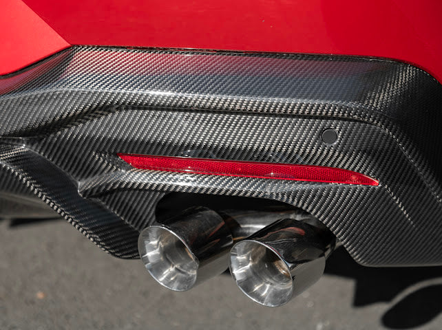 2024-Up Ford Mustang S650 | GT Style CARBON FIBER Rear Bumper Diffuser