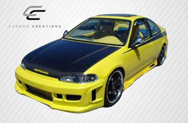 1992-1995 Honda Civic 2DR / HB Carbon Creations Dritech OEM Look Hood - 1 Piece
