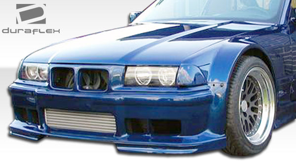 1992-1998 BMW 3 Series M3 E36 2DR Duraflex GT500 Wide Body Front Bumper Cover - 1 Piece